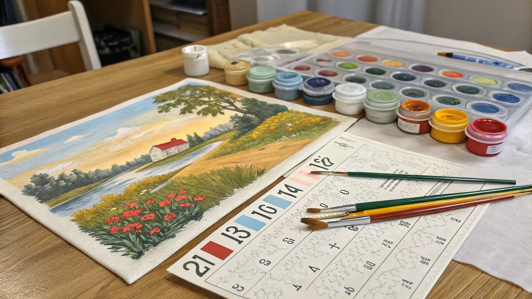 Does the range sell paint by numbers